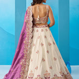 Shimmering Bridal Wedding Silk Lehenga