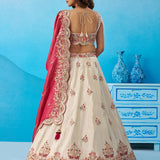 Shimmering Bridal Wedding Silk Lehenga