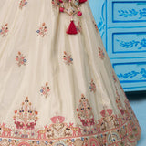 Shimmering Bridal Wedding Silk Lehenga