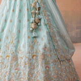 Elegant Sky Premium Silk Lehenga