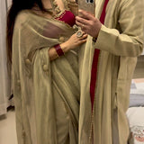 vibhuti fendy sattin saree
