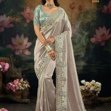 Elegance Wedding Embroidered Silk Saree