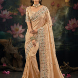 Elegance Wedding Embroidered Silk Saree