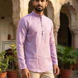 Trending Men's Khadi Linen Short Kurta