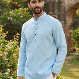 Trending Men's Khadi Linen Short Kurta