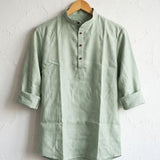 Trending Men's Khadi Linen Short Kurta