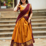 Crafted Traditional South Style Lehenga