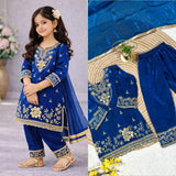 Beautiful Kids Gmy Silk Top Plazzo