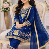 Beautiful Kids Gmy Silk Top Plazzo