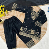 Beautiful Kids Gmy Silk Top Plazzo