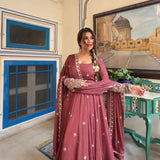 Classy Chanderi Silk Anarkali Gown