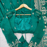 Occasionally Crunchy silk Anarkali Suit