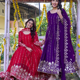 Festive Embroidered Anarkali Gown