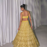 Beautiful Golden Embroidered Lehenga