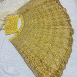 Beautiful Golden Embroidered Lehenga