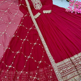 Designer Faux Georgette Anarkali Gown