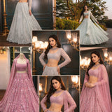 Premium Net Embroidered Lehenga