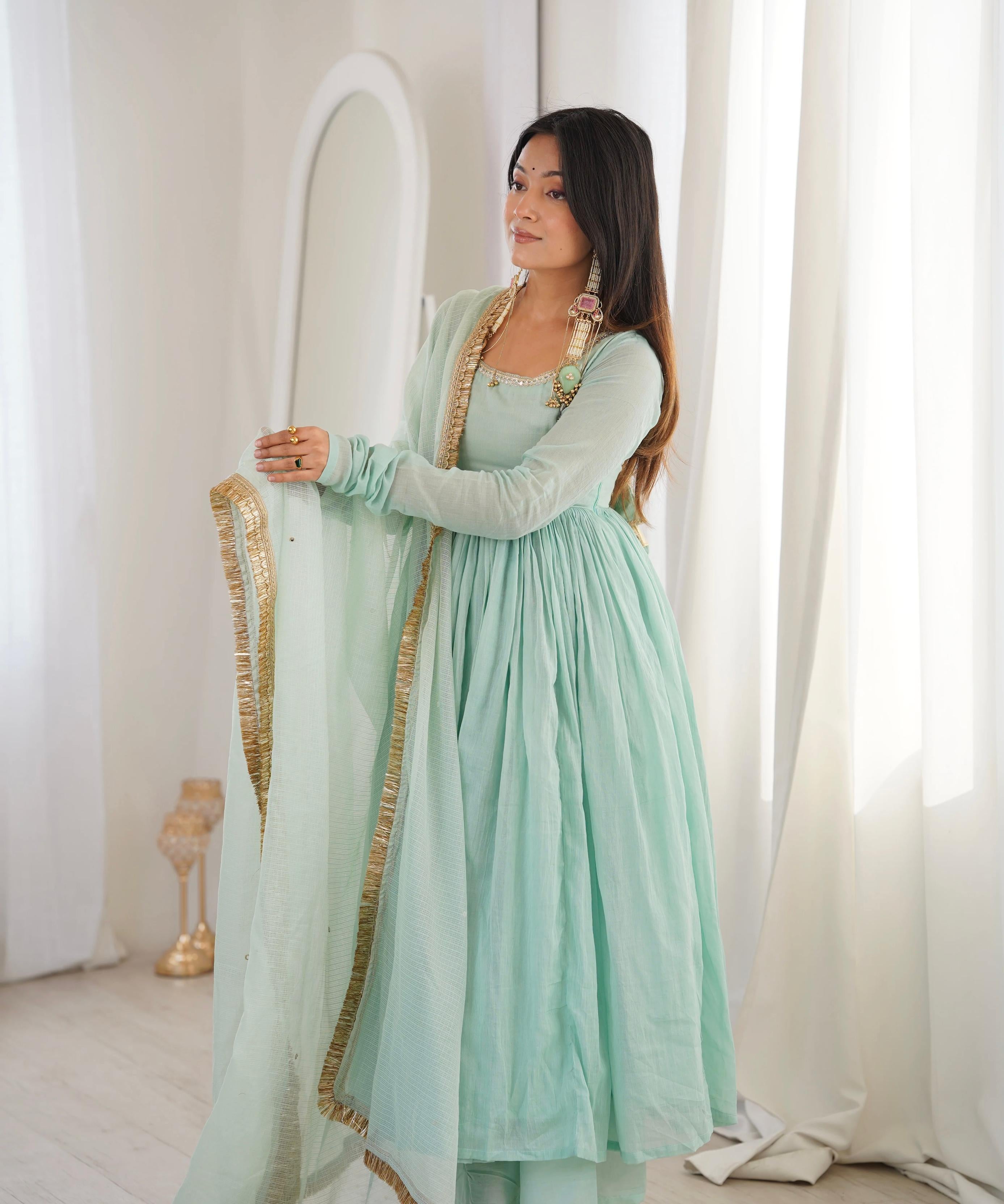 Elegant Georgette Anarkali Suit