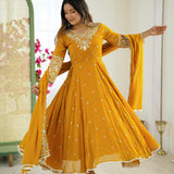 Elegant Georgette Anarkali Suit