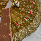 Mustard Wedding Jimmy Chu Lehenga