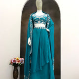 Festive Crepe Silk Indowestern