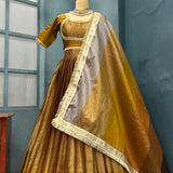 Elegance Viscose Tissue Silk Lehenga