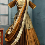 Elegance Viscose Tissue Silk Lehenga