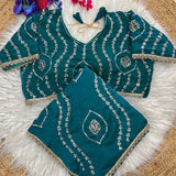 pooja fandy sattin silk saree