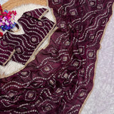 pooja fandy sattin silk saree
