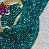 pooja fandy sattin silk saree