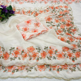 cherry taby organza saree