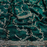 Premium Space Silk Zari Embroidered Saree