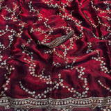 Premium Space Silk Zari Embroidered Saree