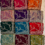 Premium Space Silk Zari Embroidered Saree