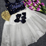 Festive Nylon Silk Kids Lehenga