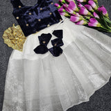 Festive Nylon Silk Kids Lehenga