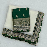 partywear dola silk saree