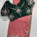 vanshika viscose satin silk saree