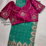 vanshika viscose satin silk saree