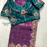 vanshika viscose satin silk saree