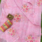 mahira organza saree