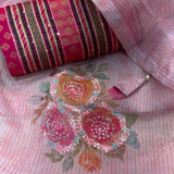 mahira organza saree