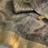 prena glass cotton saree