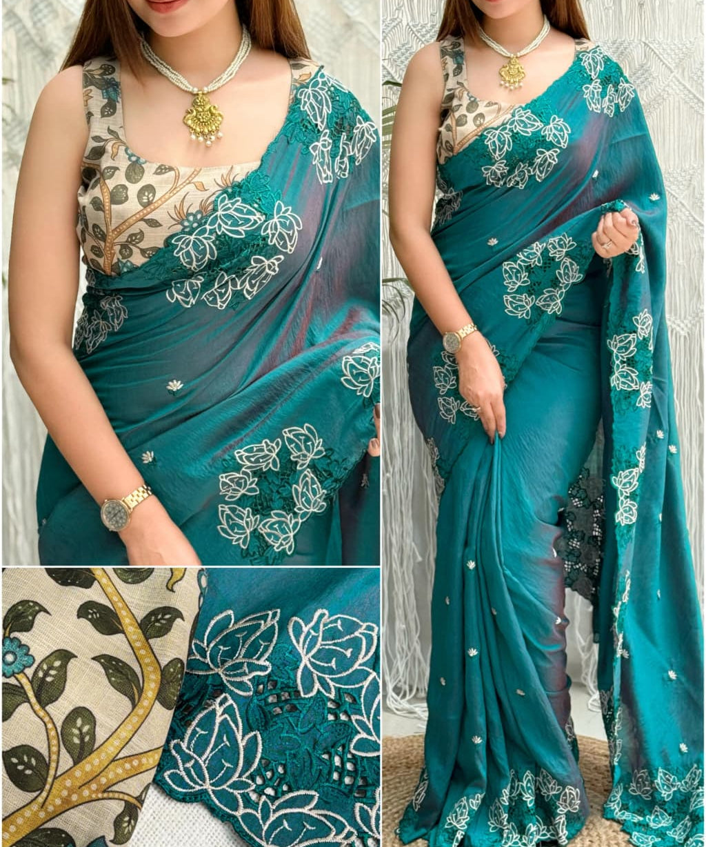 dhanlaxmi cotton silk saree