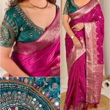 radharani banarasi silk saree
