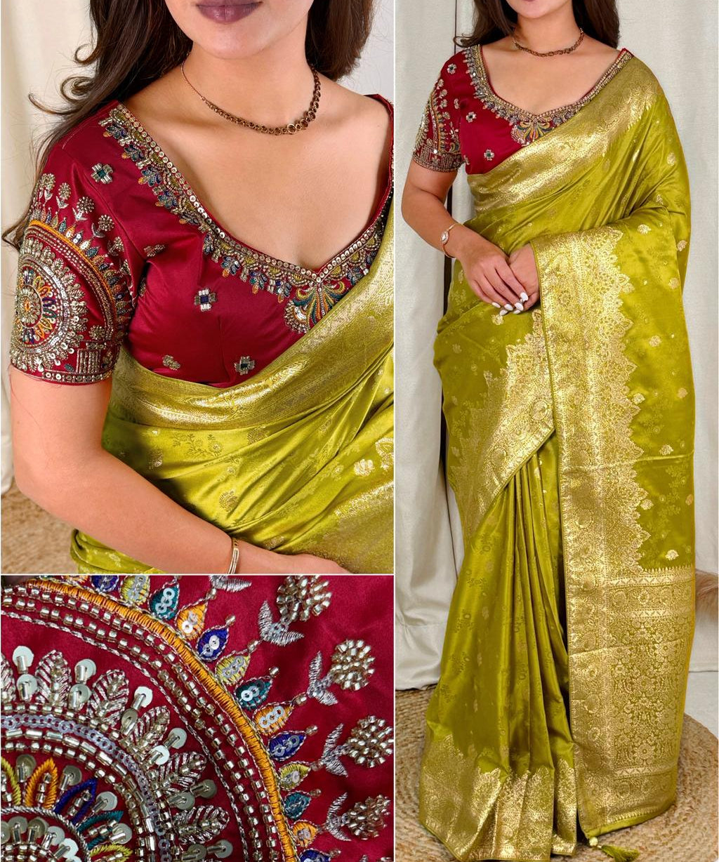 radharani banarasi silk saree