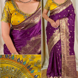 radharani banarasi silk saree