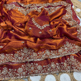 Shiny Bridal Space Silk Saree