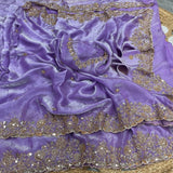 Shiny Bridal Space Silk Saree