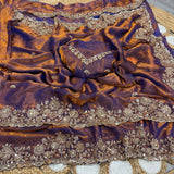 Shiny Bridal Space Silk Saree